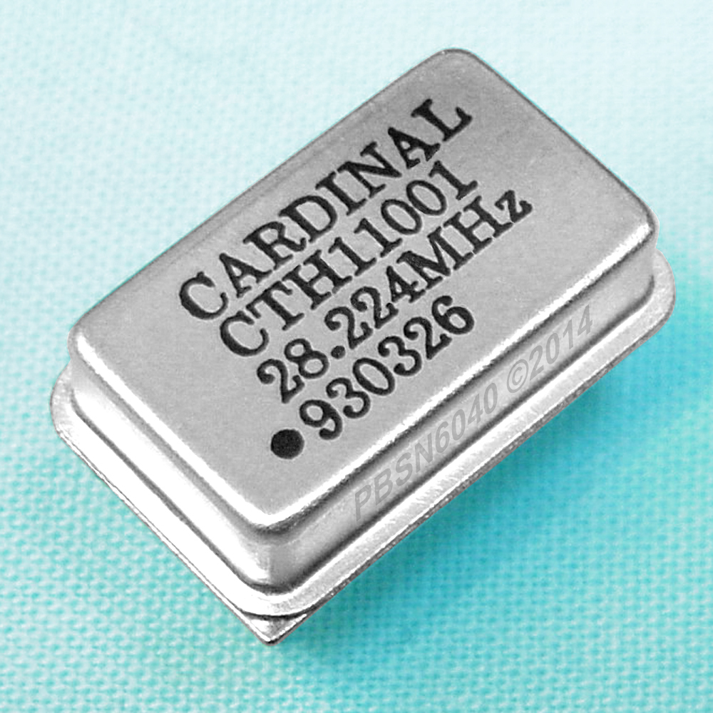 (4) Crystal-Controlled 10-Meter Beacon Band QRP TRANSMITTERS - DIP14 Metal Can