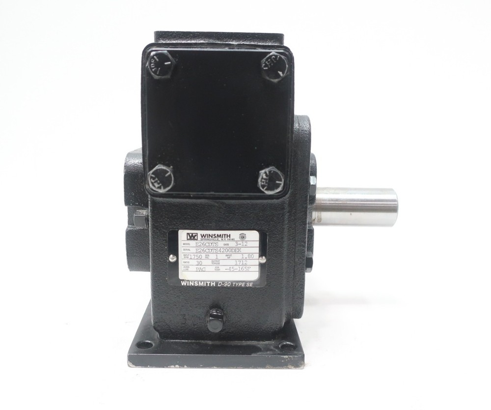 Winsmith E26CDTS Right Angle Gear Reducer 1.80hp 30:1