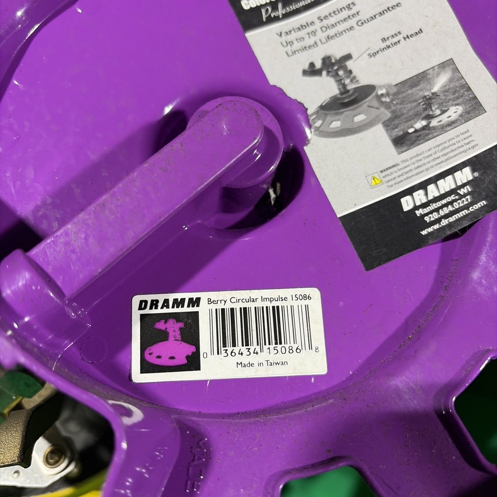 Dramm Circular Impulse Sprinkler 15086 RANDOM COLOR