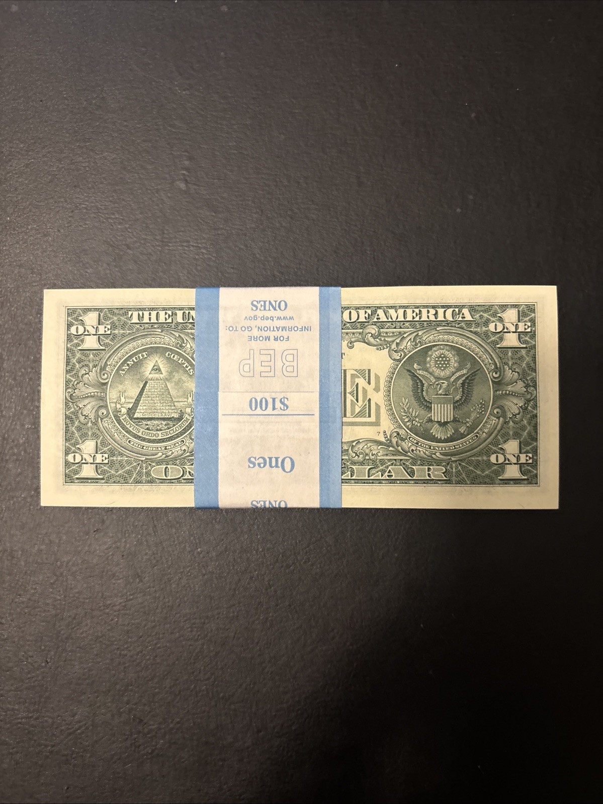 100 Uncirculated $1 Bills – 2021 Atlanta Series – US Paper Money