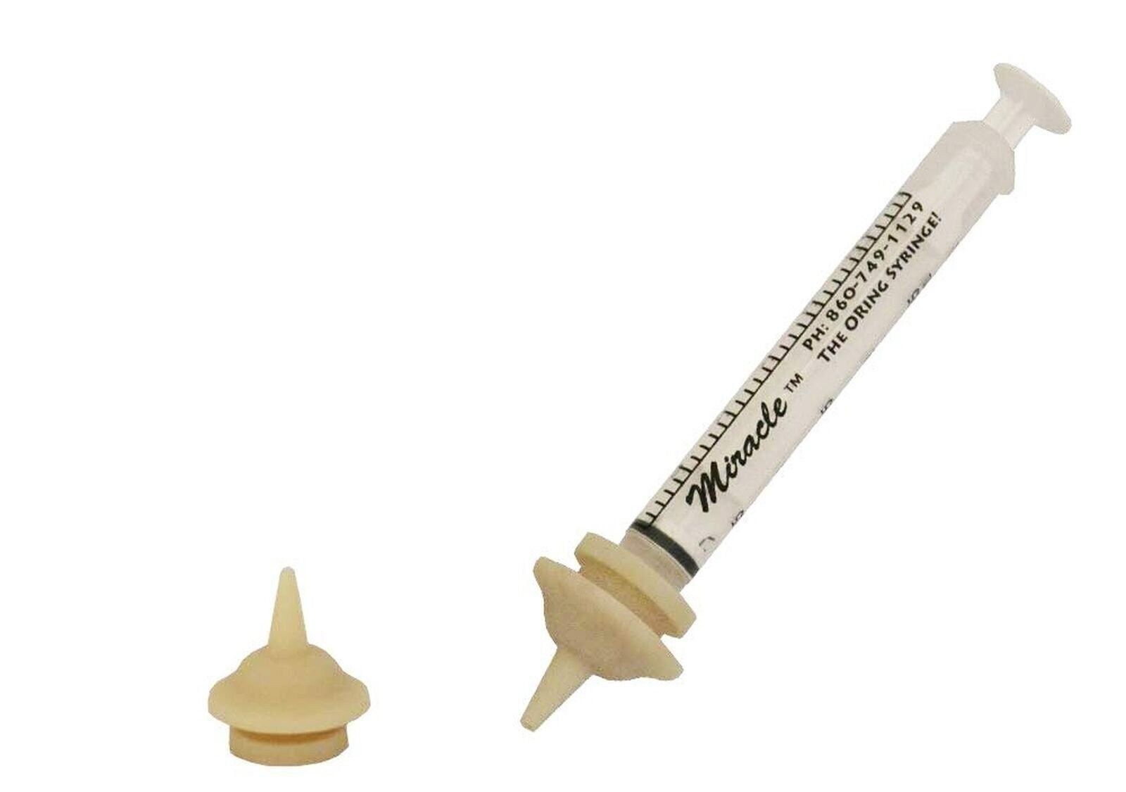 THE MIRACLE NIPPLE for Pets, Mini Pkg/2 with Miracle Brand Oring Syringe