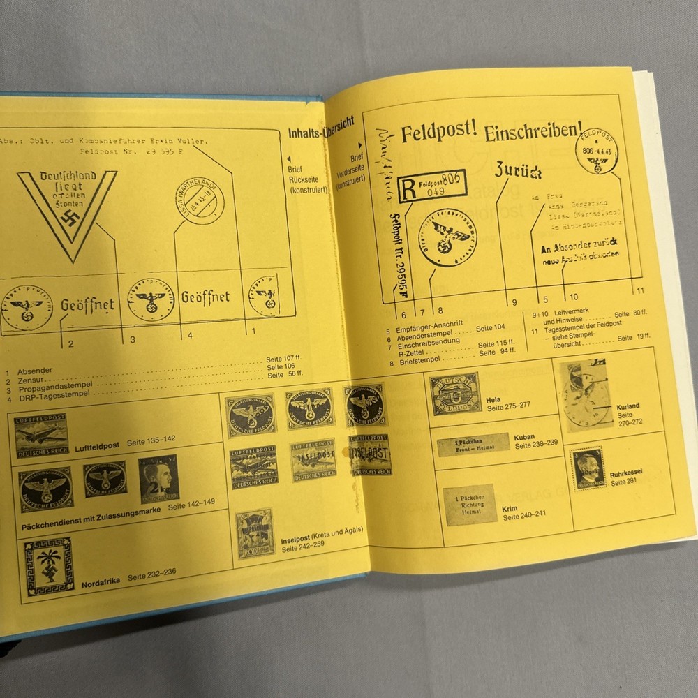 Michel Handbuch Katalog Deutsche Feldpost 1937 - 1945 German Catalog