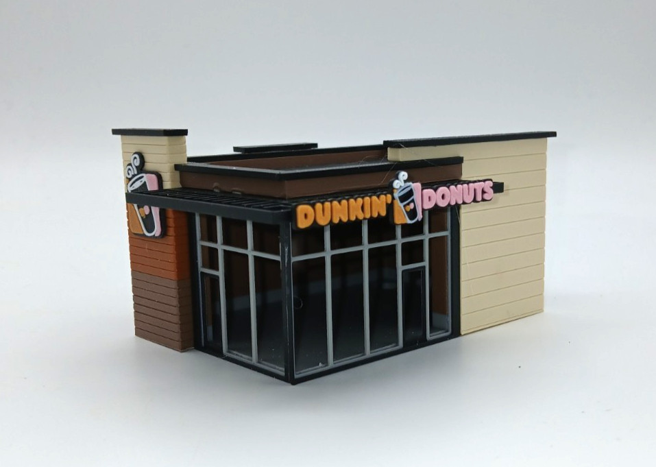 HO Scale Restaurant Kit - Dunkin Donuts
