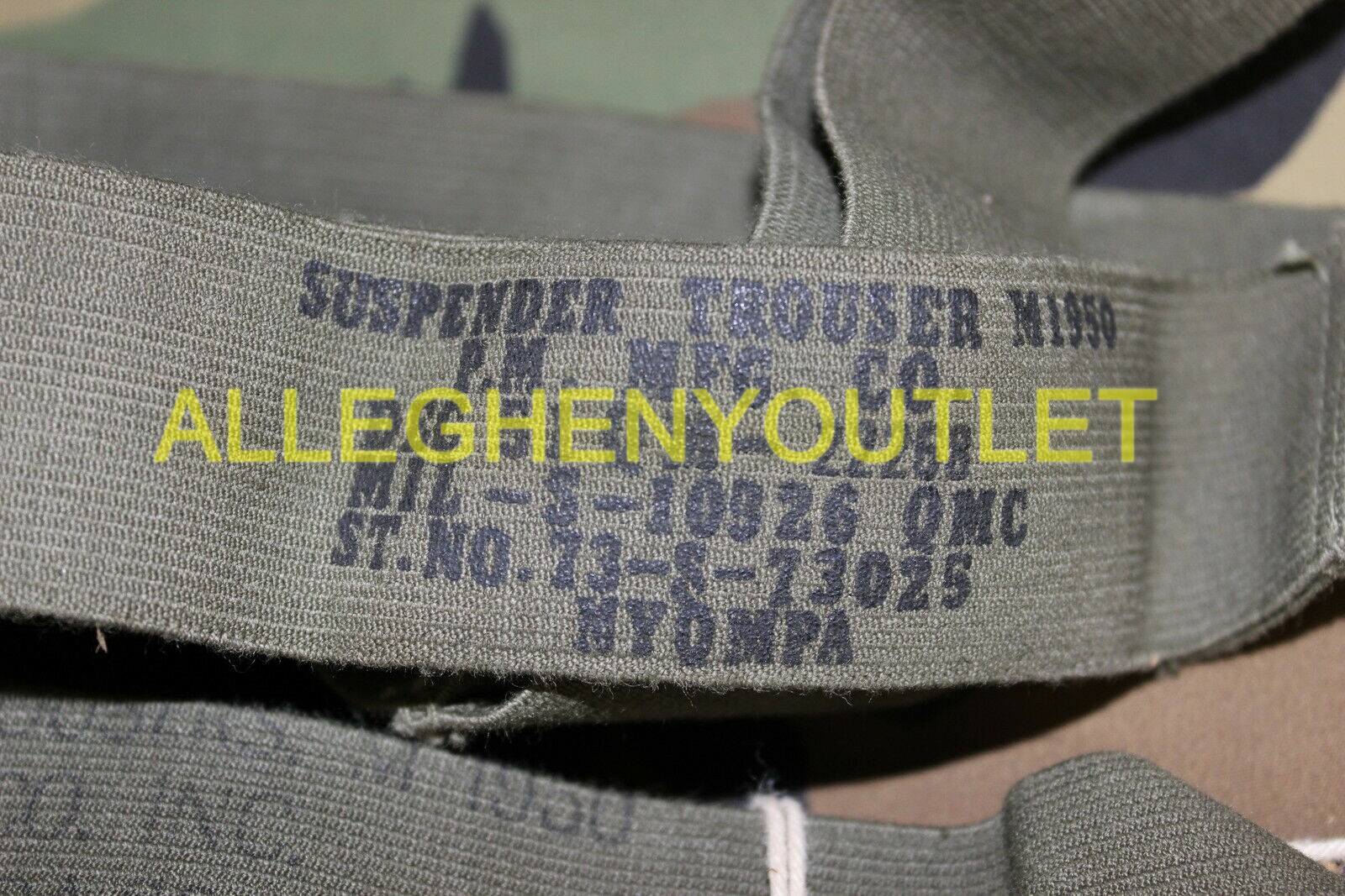 US Army M1950 Green Suspenders Uniform Military USMC Trouser Pants BDU USGI NEW