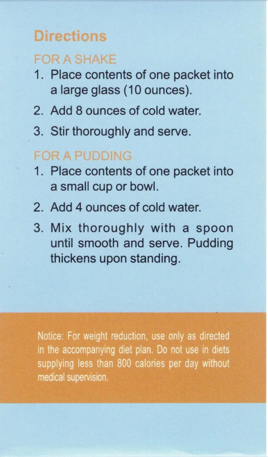 NSN Chocolate Hazelnut Pudding Shake Meal Replacement