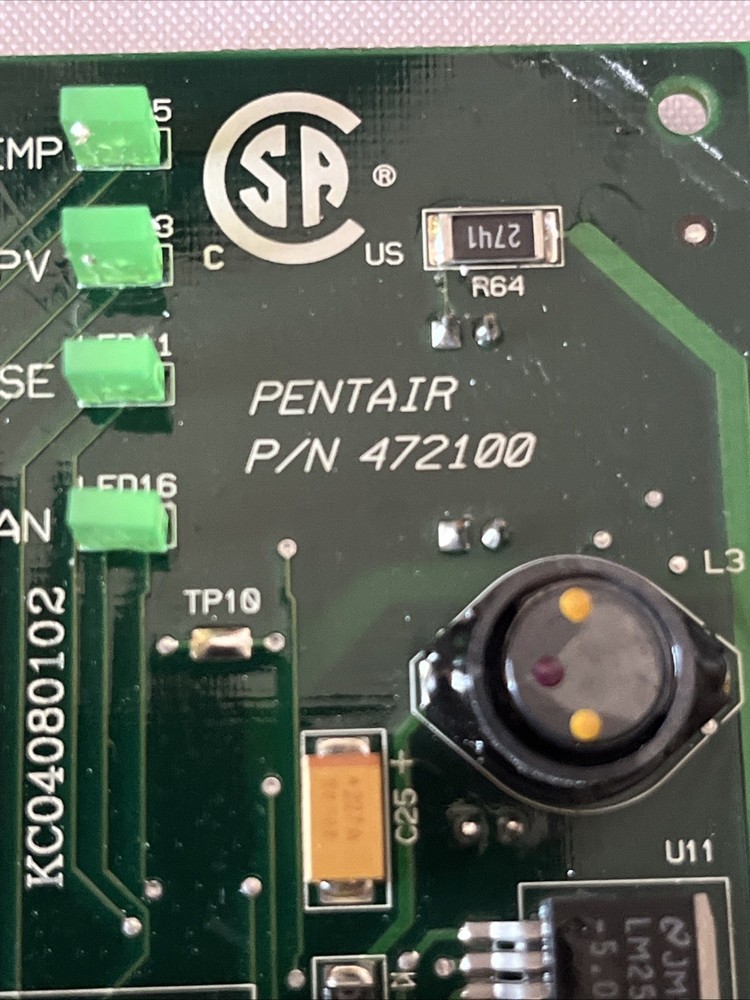 PENTAIR 472100 Digital Display Temperature Controller Circuit Board