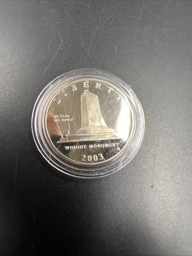 2003 P First Flight Wright Brothers Half Dollar Coin Gem Proof in used Capsule