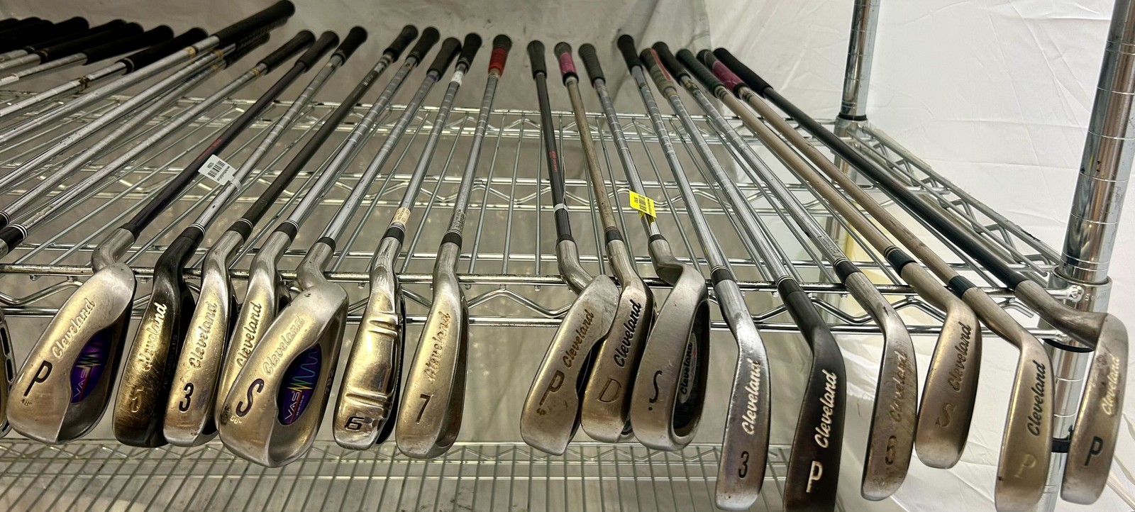 Wholesale Lot of 50 Golf Clubs - Adams and Cleveland Single Irons and Wedges