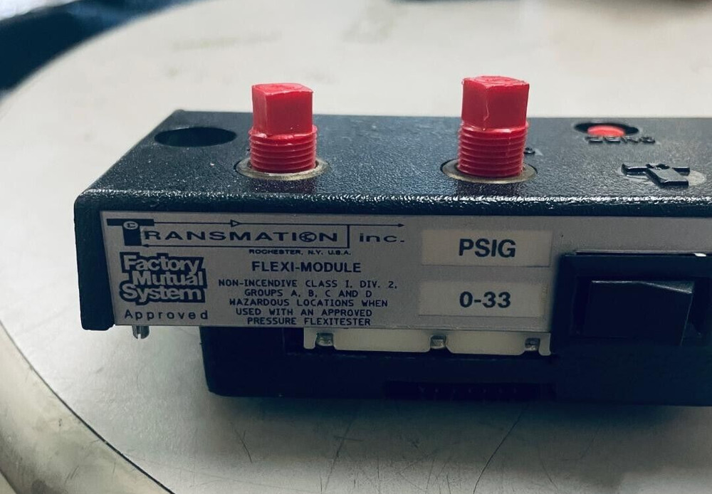 Transmation Inc. Flexi-Module Pressure FlexiTESTER 1091-01 0-33 PSIG @D2