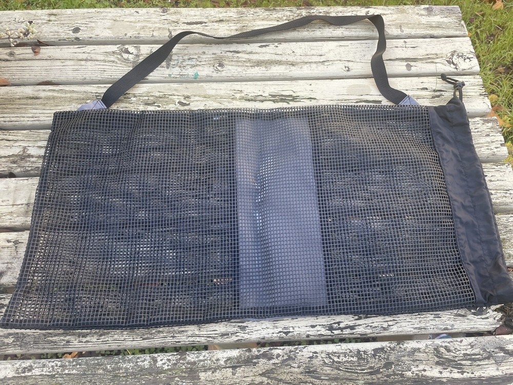 Oceanic Mesh Large Draw-String Bag 14 X 29”