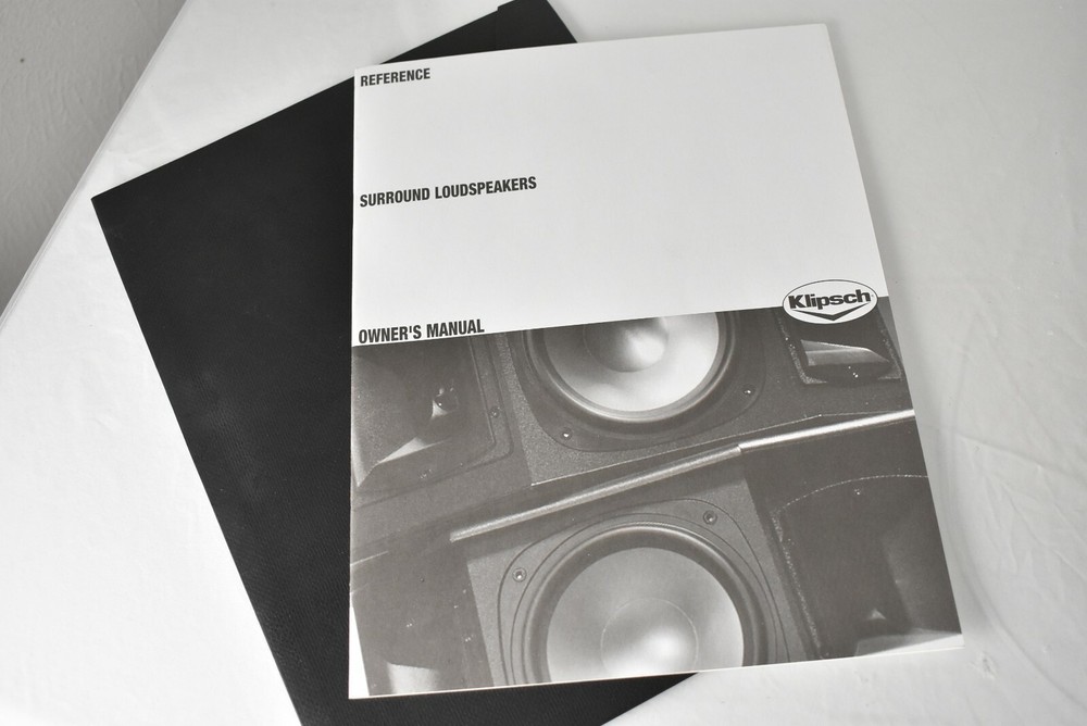 Klipsch Reference Series Surround Speaker Owners Manual
