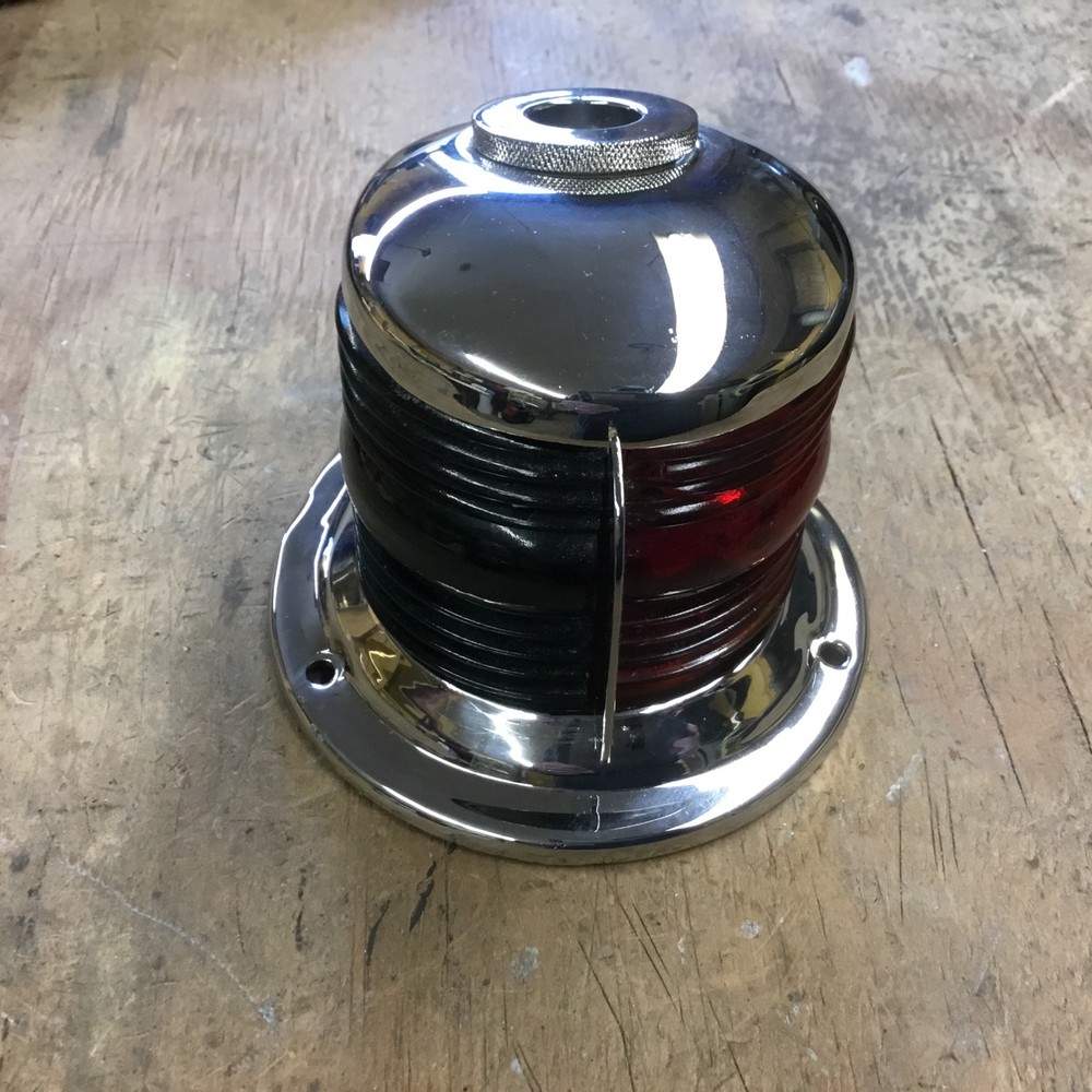 Chrome Plated Bow Light ,glass Lens Wired