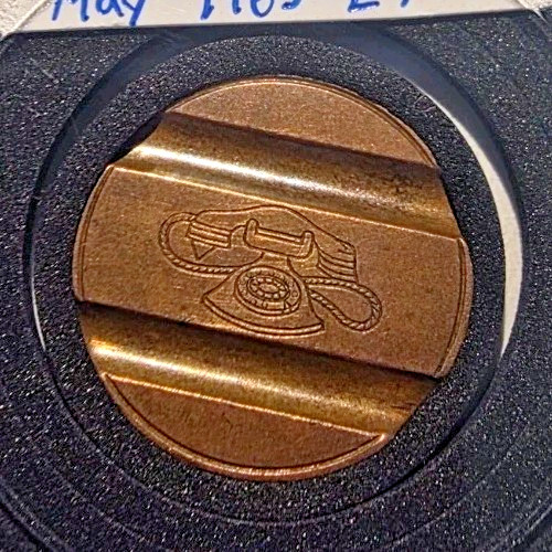 1965 Italy Gettone Telefonico Telephone Token – May 6505 EF