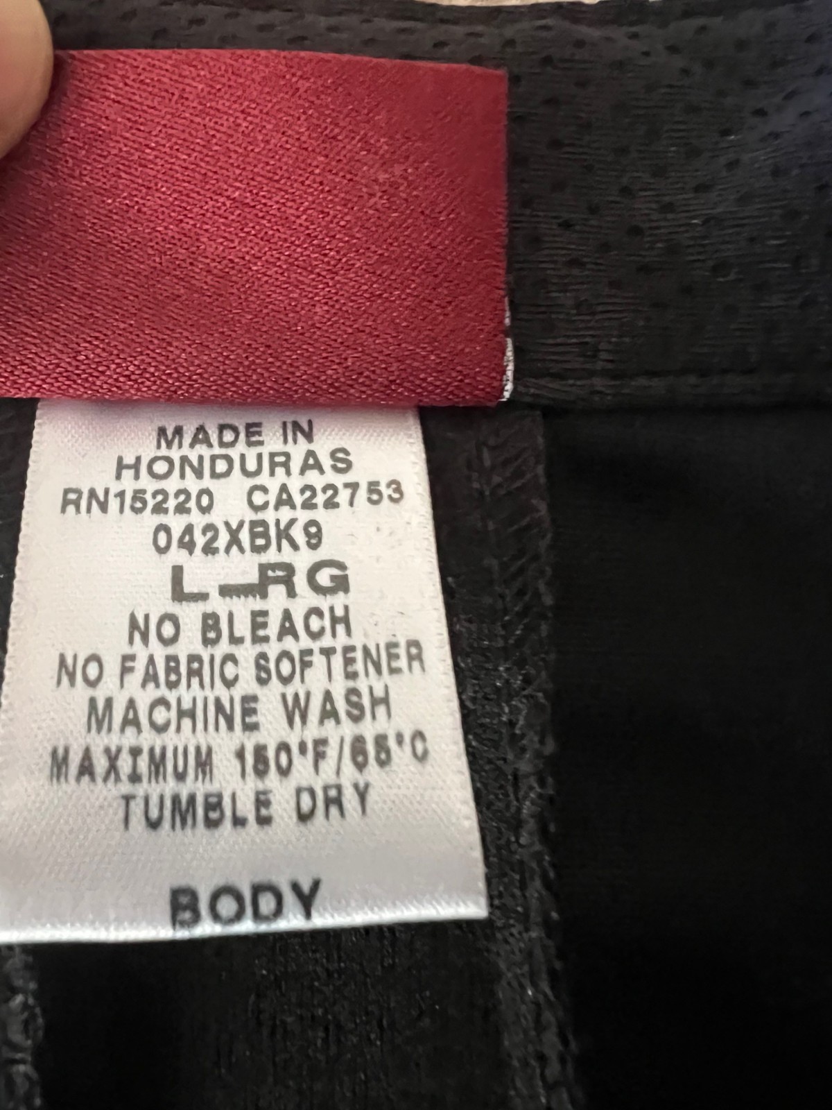 Red Kap Chef Coat Men's Long Sleeve Ten Button Mimix Size Large Black NWOT