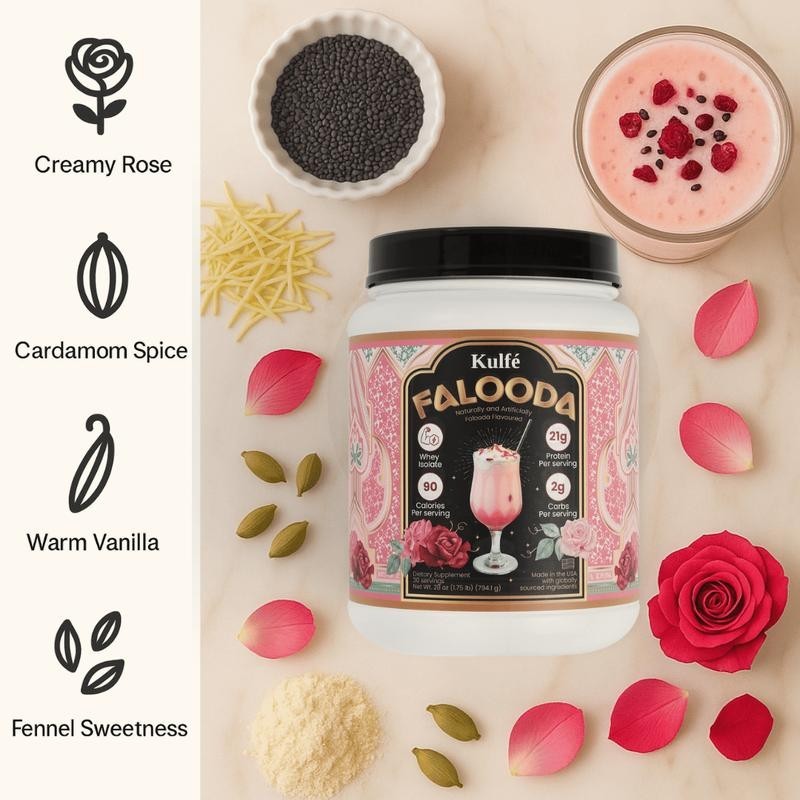KULFE Falooda Whey Isolate Protein Powder