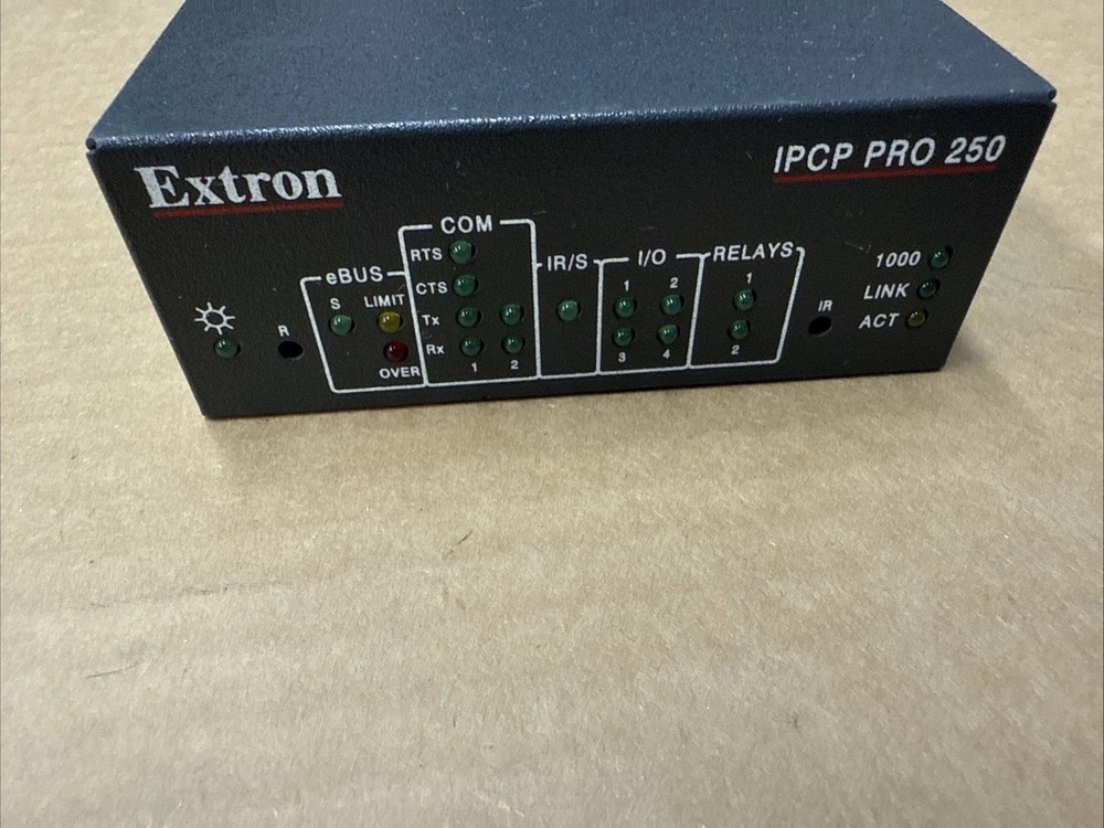 Extron IPCP PRO 250 IP Link Control Processor No AC Adapter
