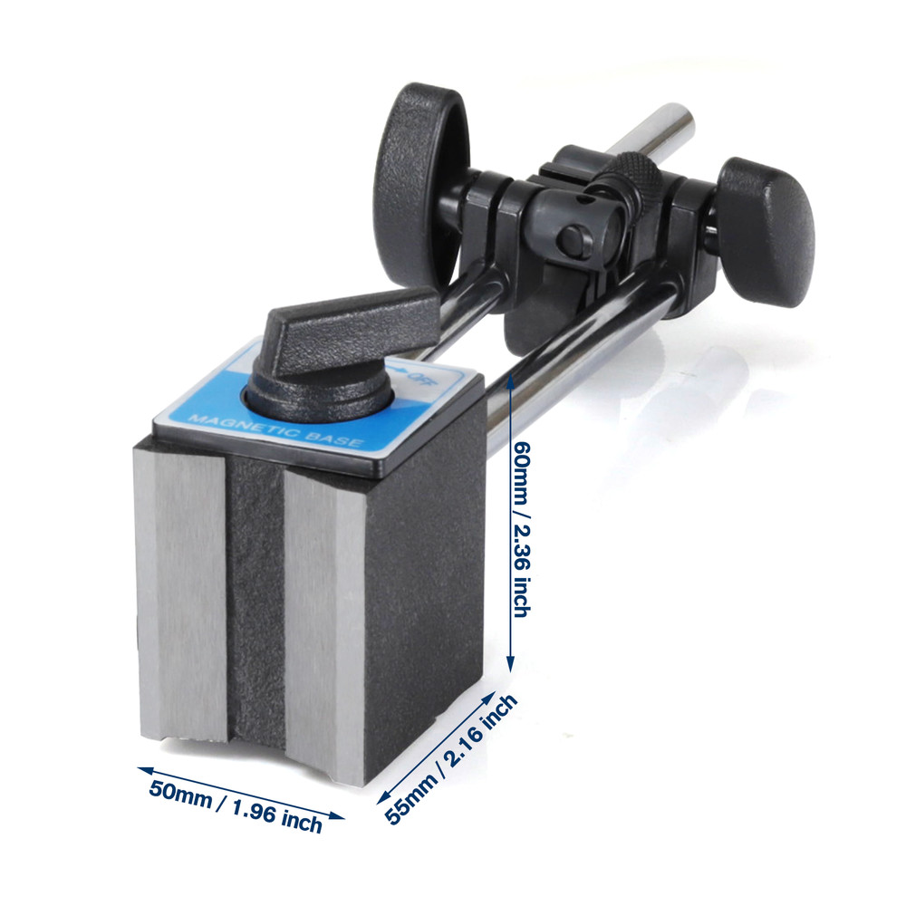 Dial Indicator with Magnetic Base 0.001"Precision Gauge Test Indicator Point Set