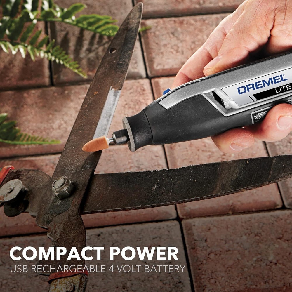 Compact 4 Volts Li-Ion Cordless Rotary Tool Variable Speed Multi-Purpose Kit US