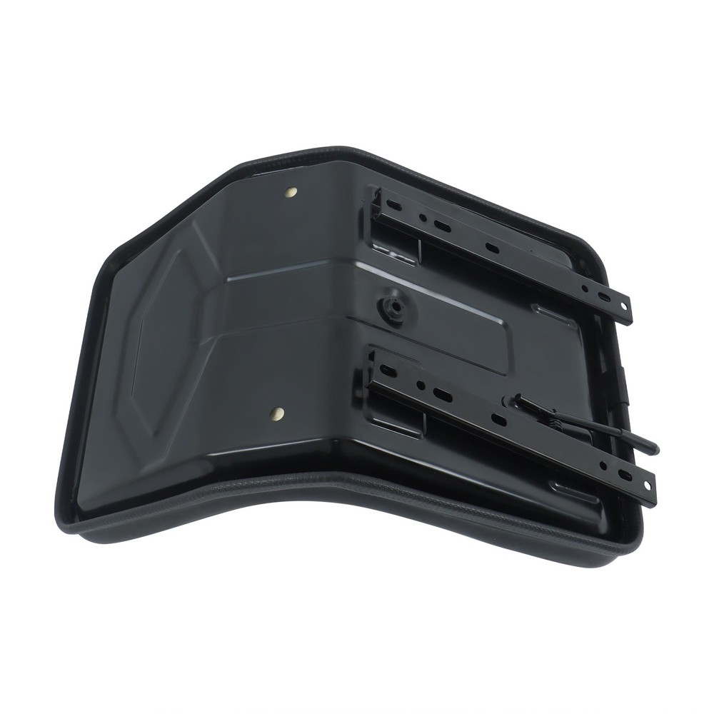 Universal Compact High Back Lawn Tractor Seat with Mounting Bolt Patterns Black
