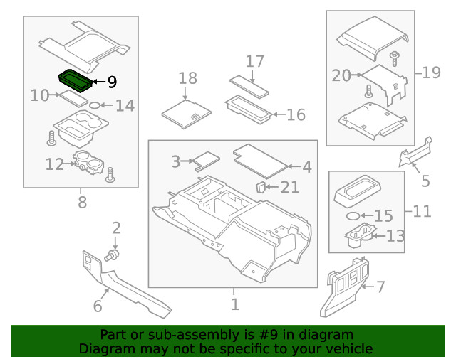 Genuine Ford Front Panel Mat HC3Z25045G34CA