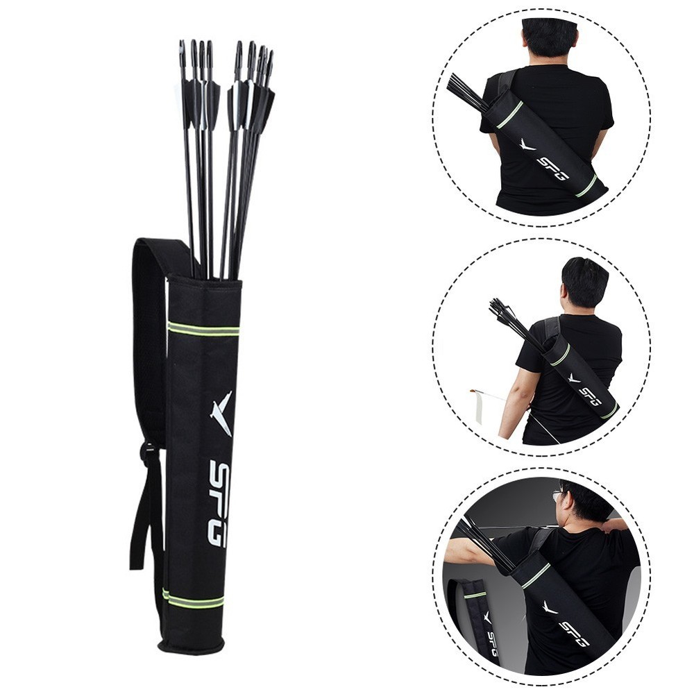 Outdoor Reflective Quiver Bag with Ample Storage Space Holds 40 50 Arrows