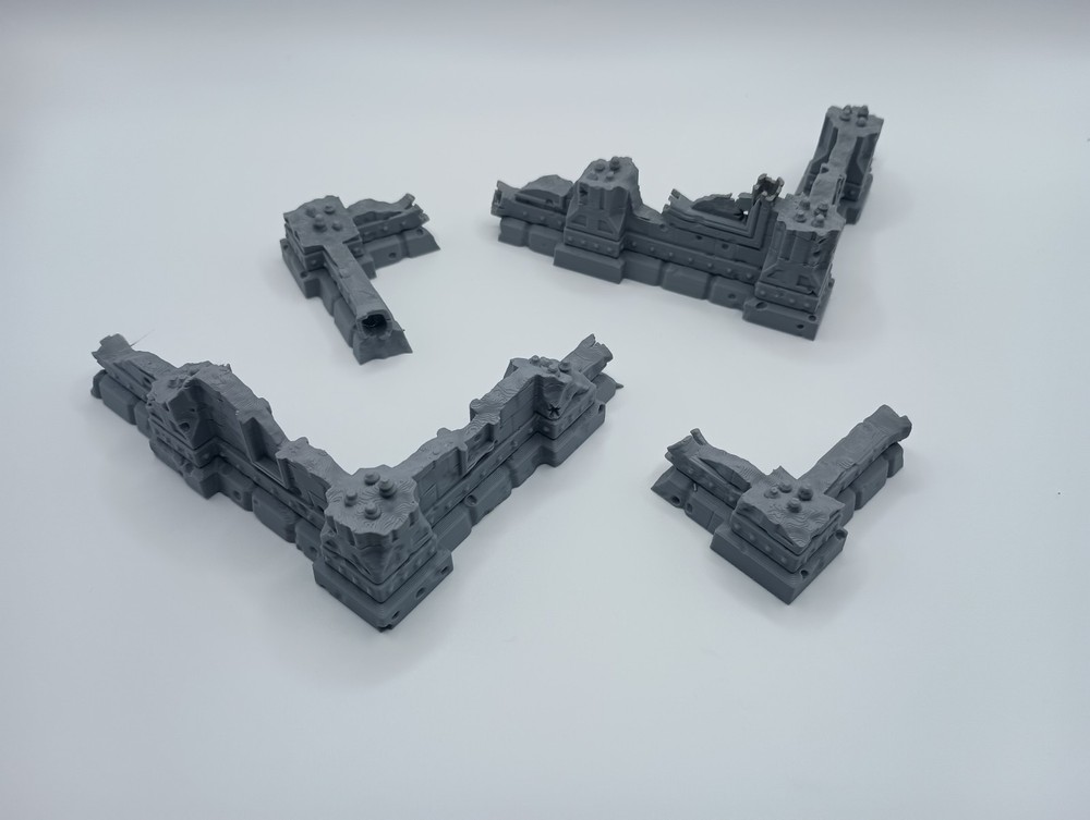 Gothic Sector 75 Modular Sci-Fi Ruins Building # 36 (32mm Scale) [PTO]