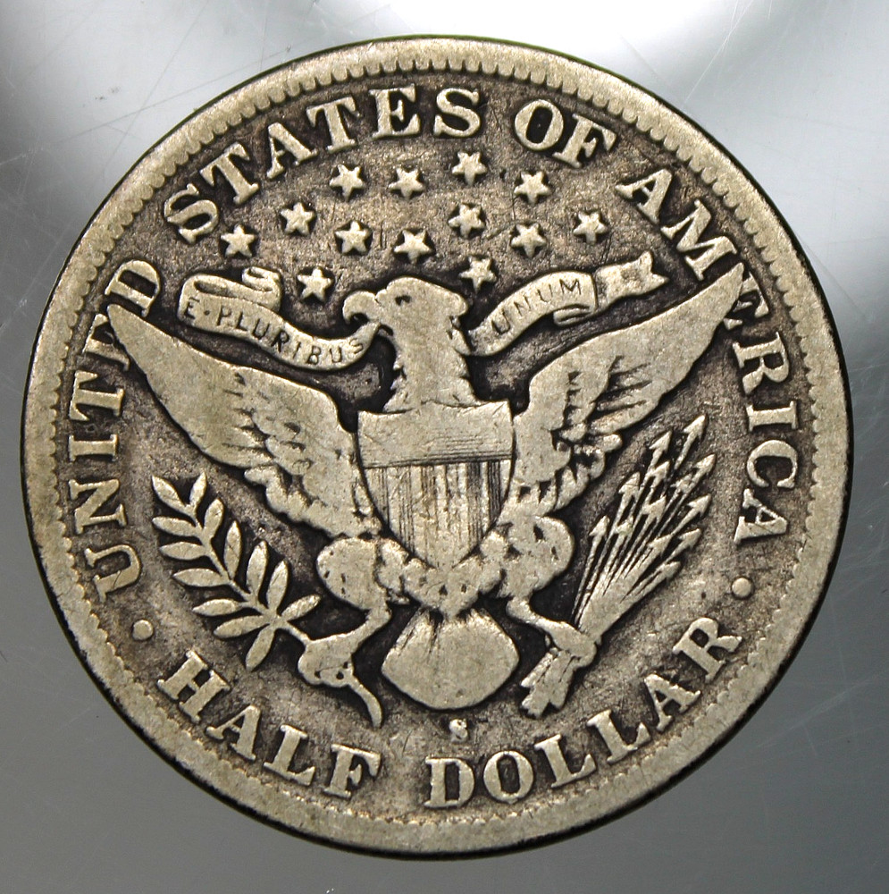1898 S Barber Half Dollar - VG+/Fine !!