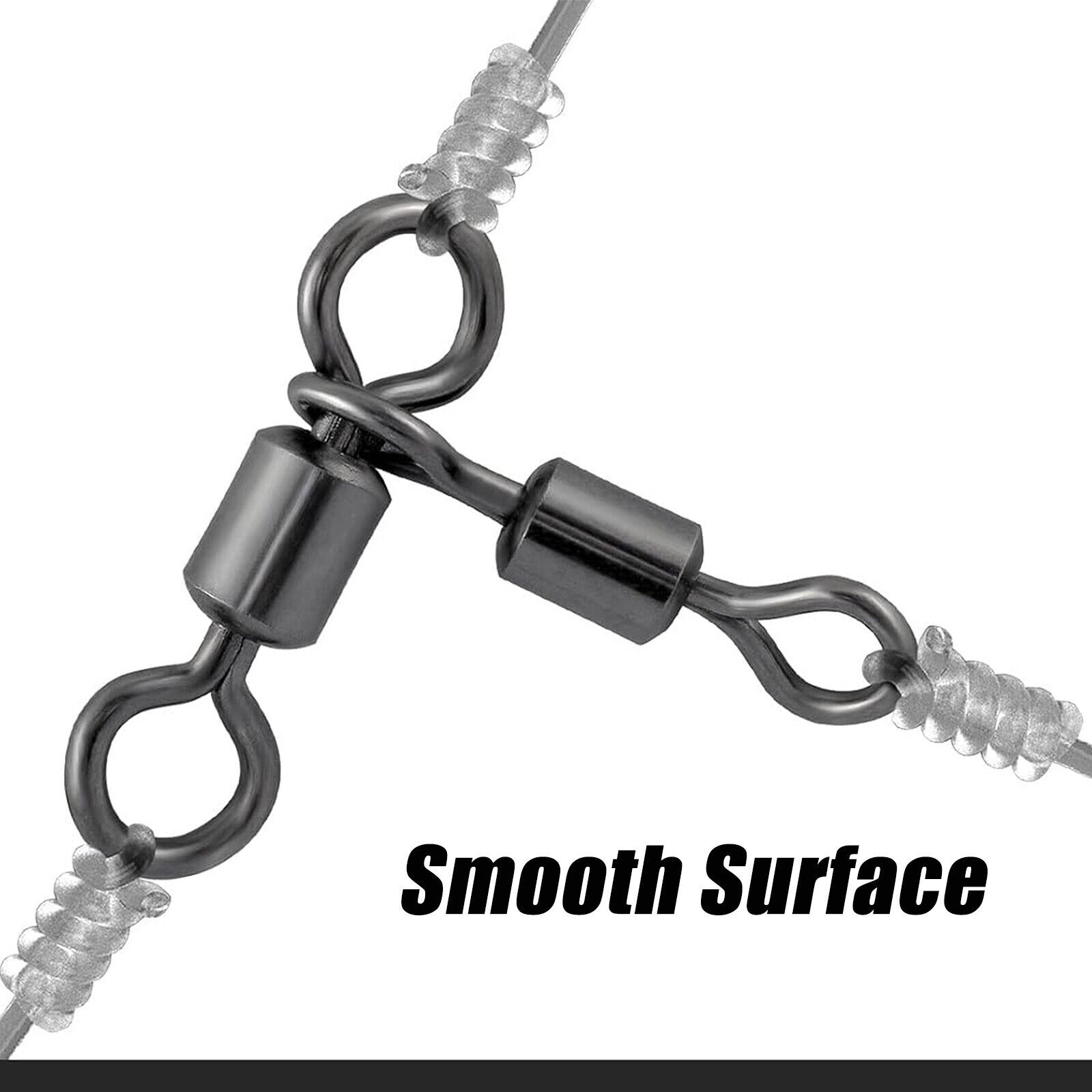 3 Way Swivel Fishing Crane T Turn Swivel Heavy Duty Freshwater Saltwater Fishing