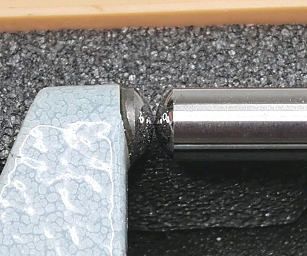 Very Nice 0-1" Mitutoyo Spherical Face Digital Micrometer Super Clean!
