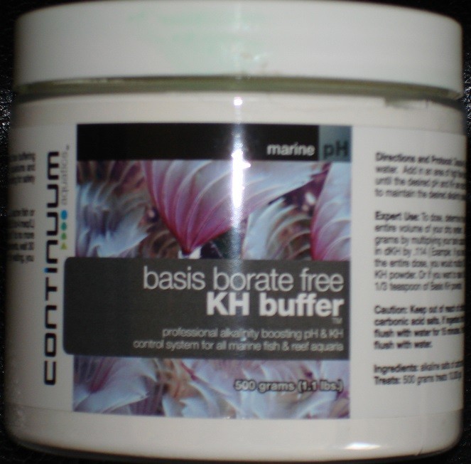 Continuum Aquatics Borate Free KH Buffer  500 gm. Alkalinity pH Control Reef