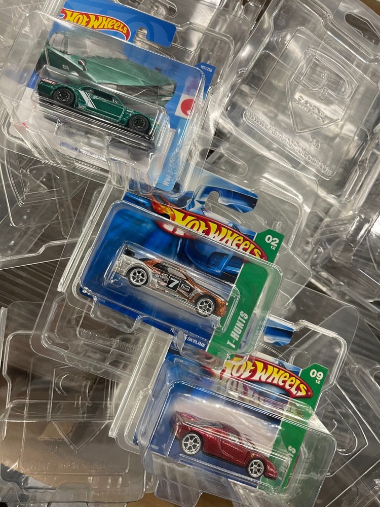Diamond Protector 10 Pack Short Card Diecast Case for Hot Wheels