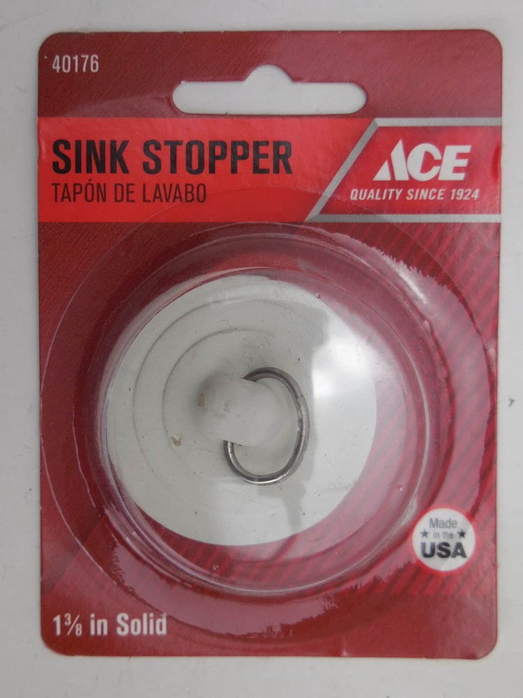 Ace 1-3/8" Diameter Solid Sink Stopper 40176 #810