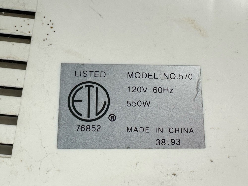 Bread Wizard Bread Maker 570 by Decosonic 5 Settings | Paddle + Pan | Tested