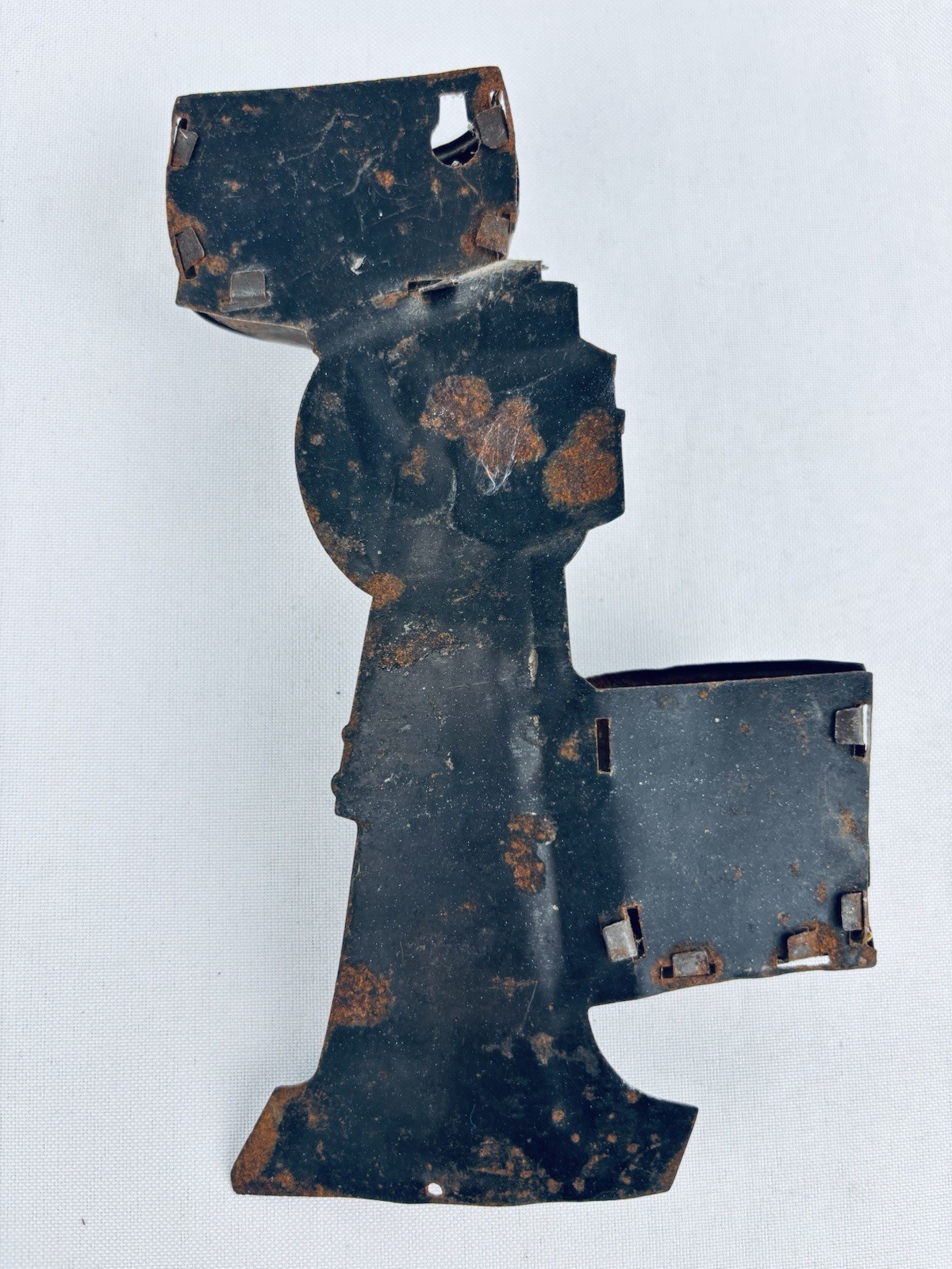 1908 De Laval Cream Separator Antique Advertising Tin Match Holder, 6.25" tall