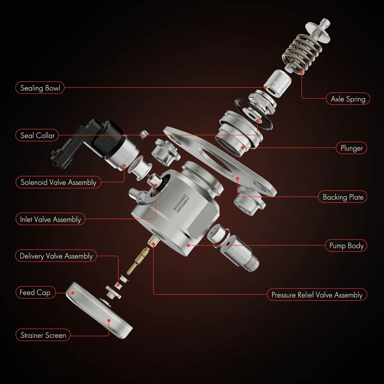 High Pressure Fuel Pump for Chevrolet Camaro 16-19 Colorado GMC Canyon Acadia