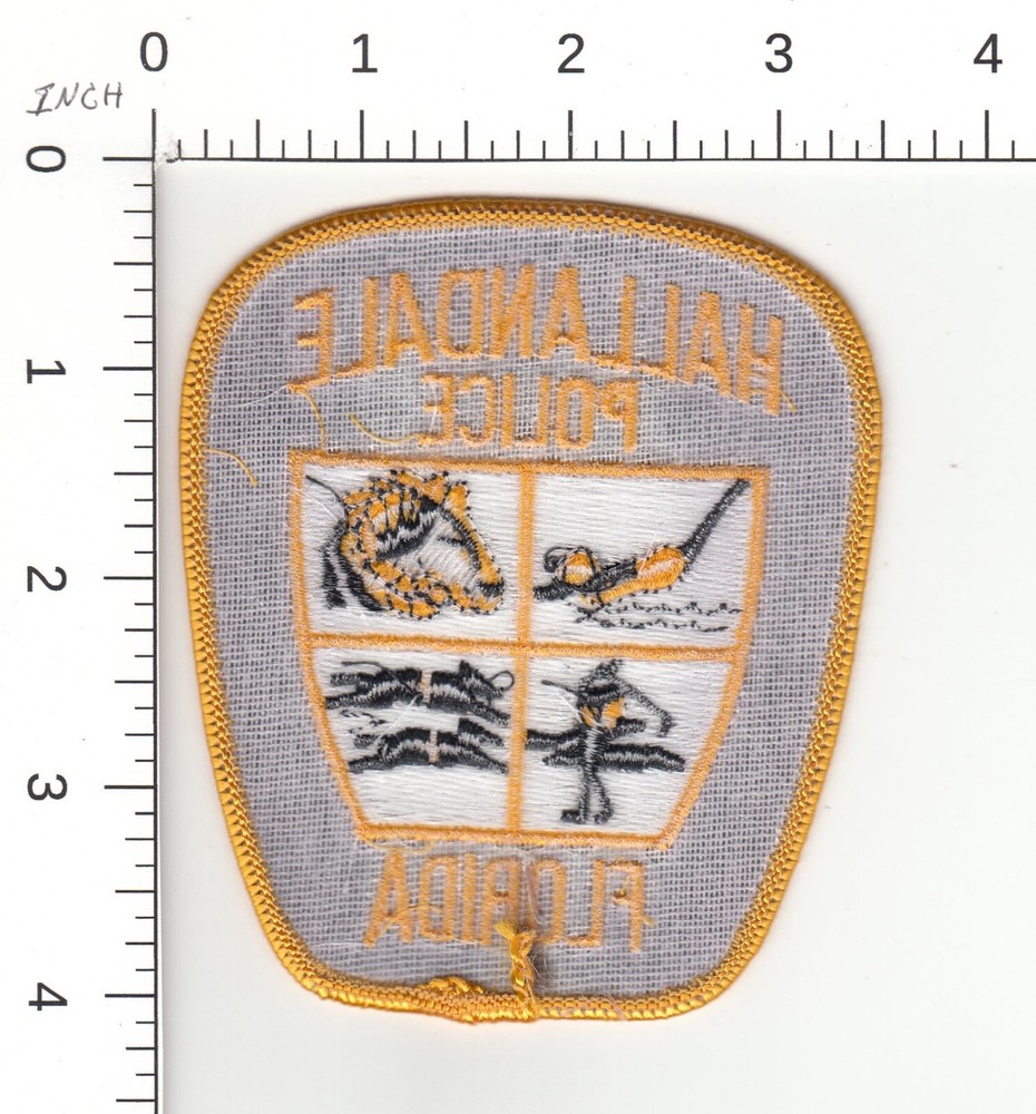 HALLANDALE ( LIGHT GLD VERSION ) FLORIDA POLICE COLLECTIBLE PATCH
