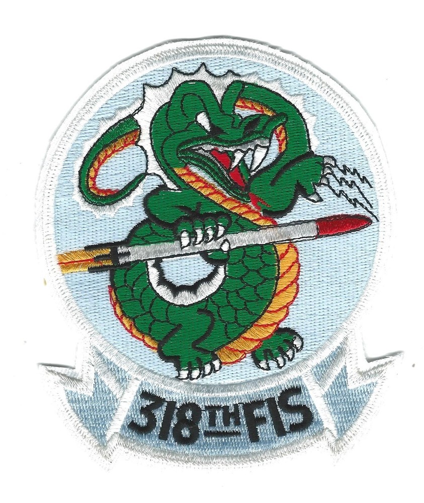 80's 318th FIGHTER INTERCEPTOR SQUADON patch