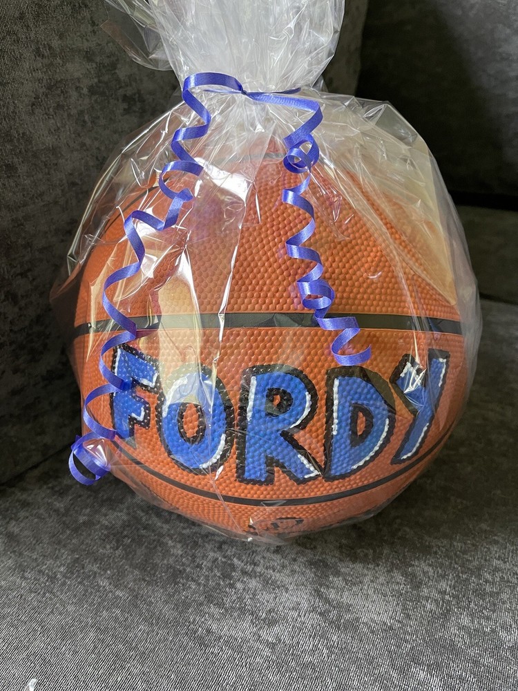 Handpainted Basketball; custom name basketball