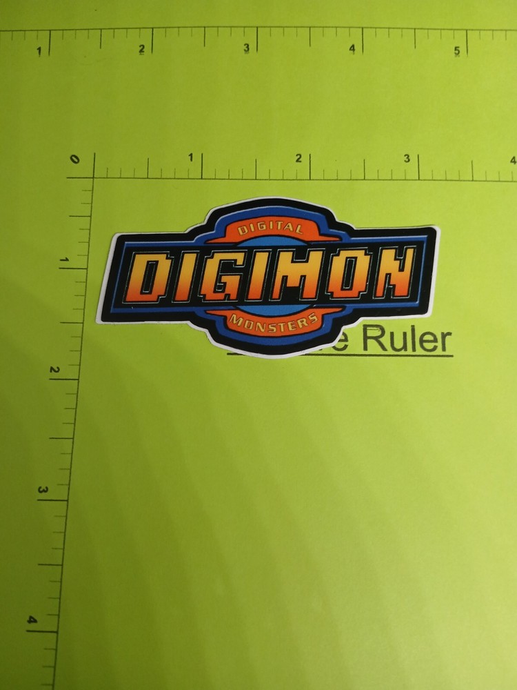 Digimon Waterproof bumper sticker High quality