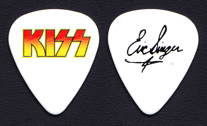 KISS Eric Singer Signature Flame Gradient Logo Guitar Pick - 2012 Tour
