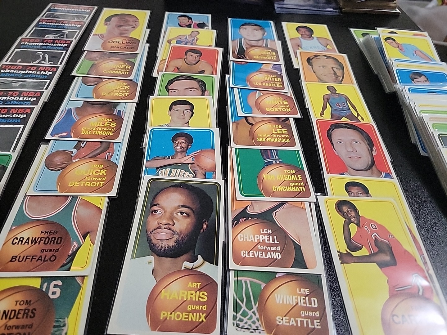 1970-1971 Topps Basketball Cards - 111 Different Tallboys - Nearly 65% of Set