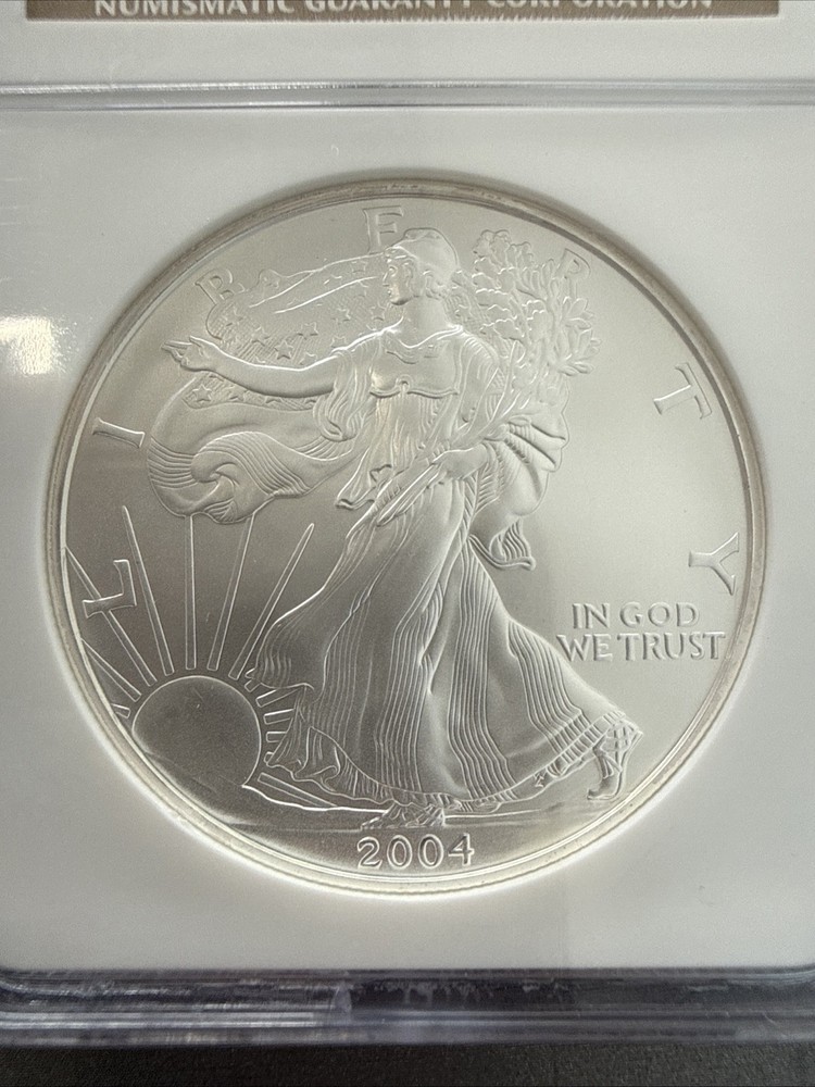 2004 American Silver $1 Eagle NGC MS 69