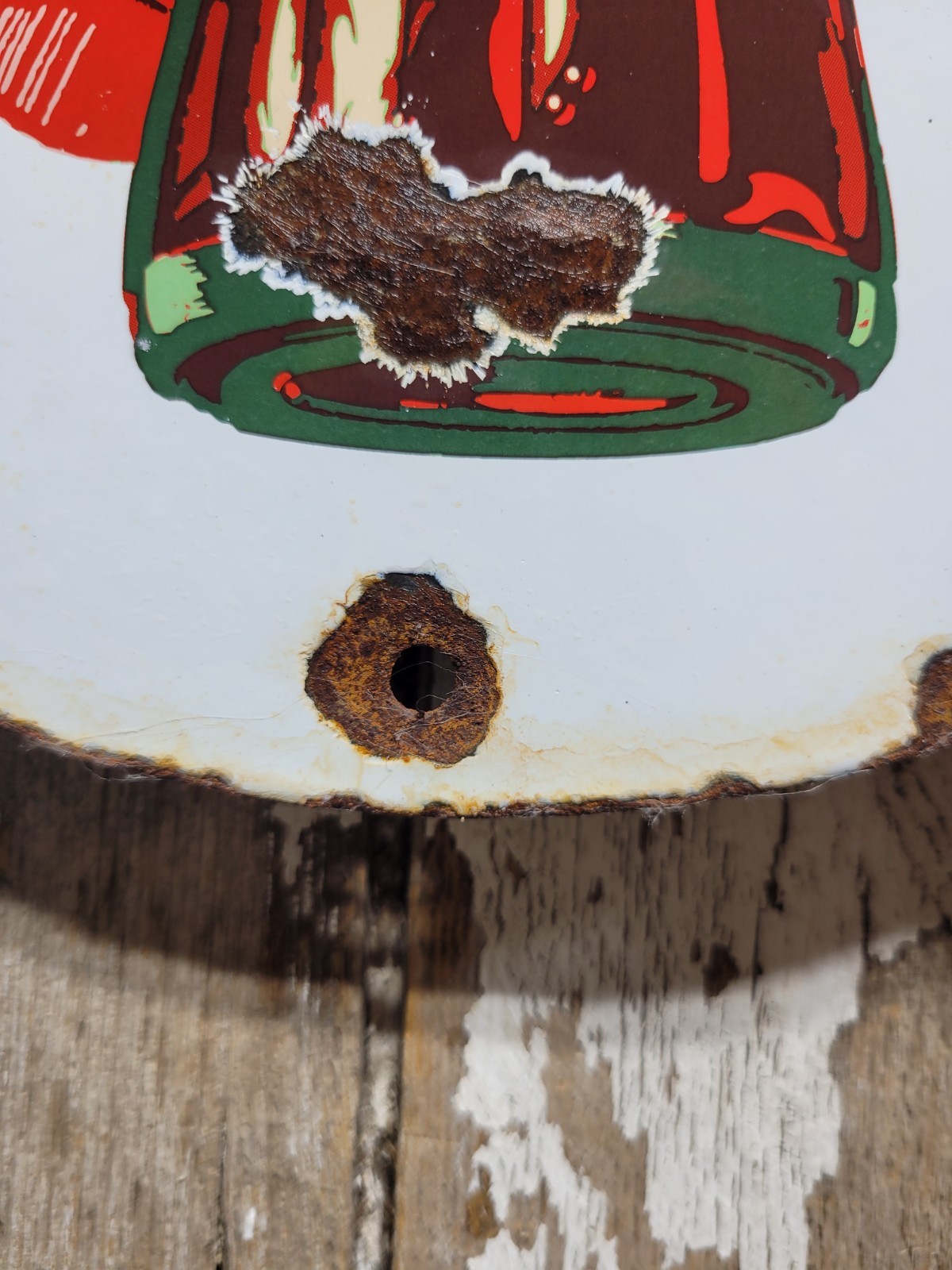 VINTAGE COKE PORCELAIN SIGN COCA COLA CARBONATED SODA BEVERAGE RESTAURANT DRINK