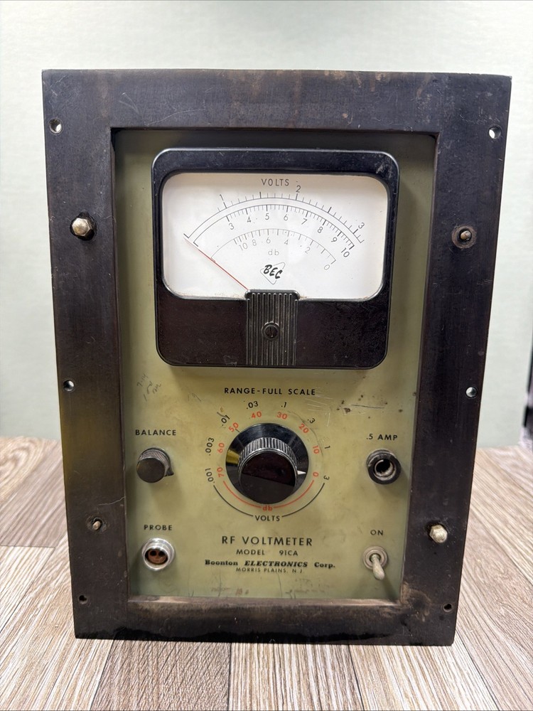 Boonton Electronics 91CA RF Voltmeter Untested