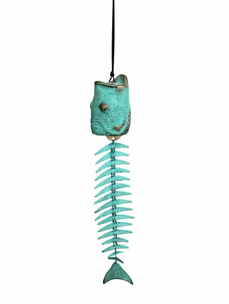 Fishbone Wind Charming Chime Keywest Bead 14” 🐠