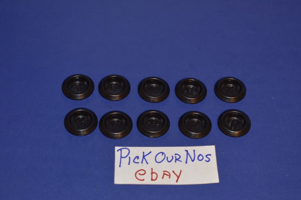 10 Plastic Plug Buttons Fits Hole Size 7/8" Universal Application
