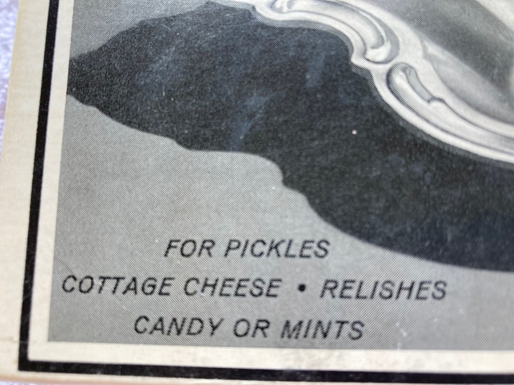 Vintage International Deep Silver2 Piece Set Some Solid Silver Inlaid Origin Box