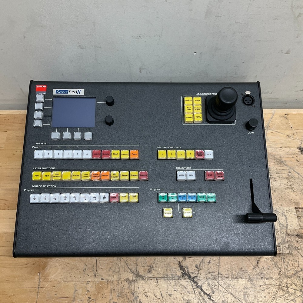 Barco Folsom ScreenPro II Controller Screen Pro Seamless Video Switcher Tested