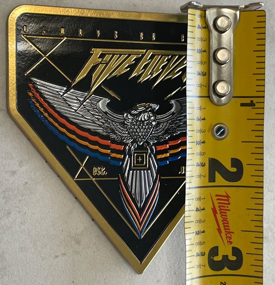 *BRAND NEW* 5.11 TACTICAL CHROME EAGLE 🦅 PATCH GLOSSY HOOK BACKING