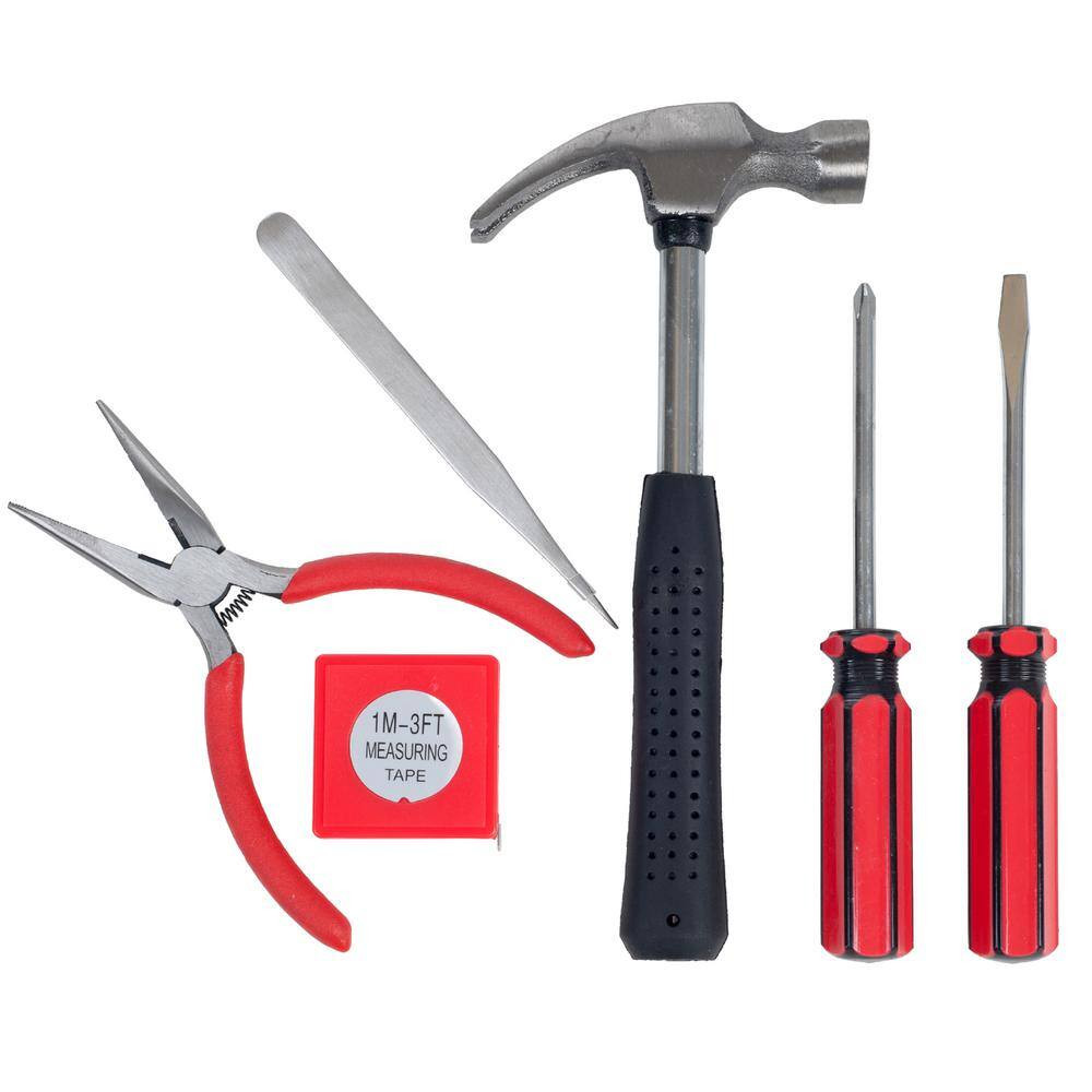 Multipurpose Car and Office Black Tool Kit (7-Piece)